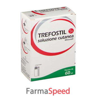 trefostil - 50 mg/ml soluzione cutanea 1 flacone pet 60 ml con pipetta graduata ps/pe e dosatore a pompa con applicatore