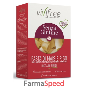 vivifree pacchero mais/riso fib 250 g
