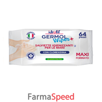germolwipes salviettine igienizzanti mani 64 pezzi