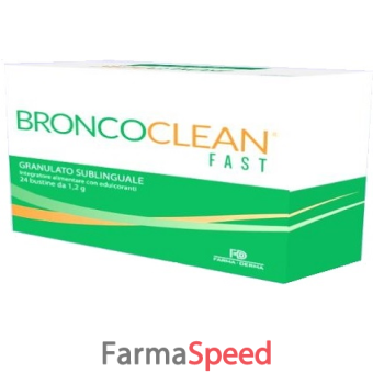 broncoclean fast granulato sublinguale 24 bustine