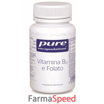 pure encapsulations vitamina b12 e folato 30 pastiglie