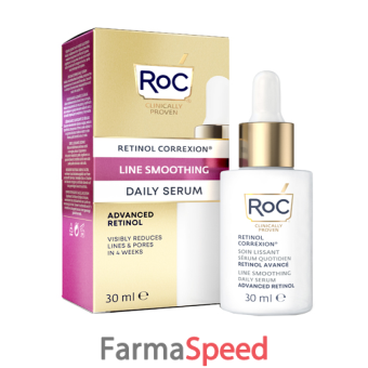 roc retinol correxion line smoothing siero viso giorno 30 ml