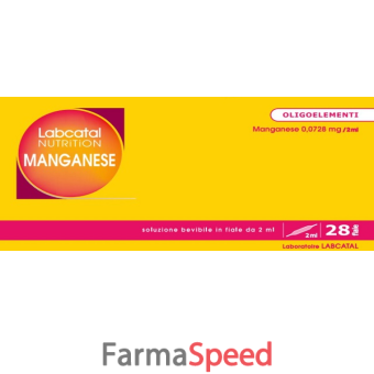 labcatal nutrition manganese 28 fiale 2 ml