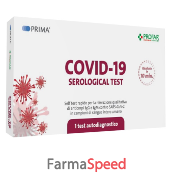test sierologico profar covid-19 rilevazione qualitativa anticorpi igg igm uso individuale
