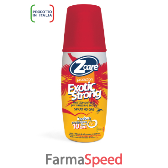 zcare protection exotic strong deet spray 50% 100 ml