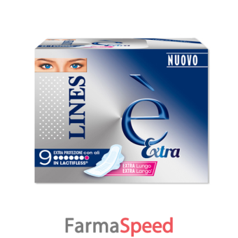 lines e' extra assorbenti 9 pezzi