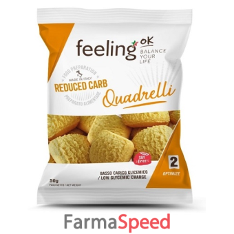 feeling ok quadrelli vaniglia-limone optimize 50 g