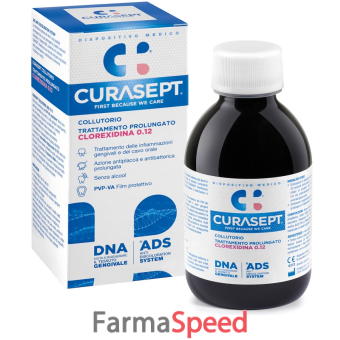 curasept collutorio 0,12 200 ml ads + dna