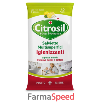 citrosil salviette igienizzanti limone 40 pezzi