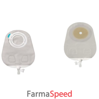 sensura mio flex sistema 2 pezzi con aggancio adesivo sacca multichamber per urostomia trasparente 50mm da 550 ml 30 pezzi