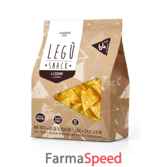 legu' snack classico croccante triangolino non fritto 100% legumi italiani 40 g