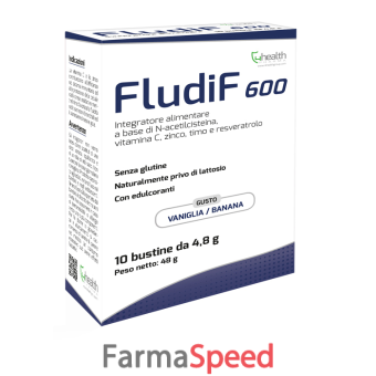 fludif 600 vaniglia banana 10 bustine