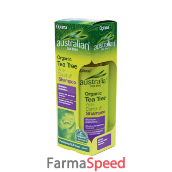 australian tea tree anti-dandruff shampoo antiforfora 250 ml