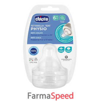 chicco tettarella perfect 5 6m in silicone 2 pezzi