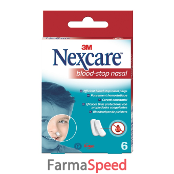 3m nexcare blood stop tamponi nasali 6 pezzi