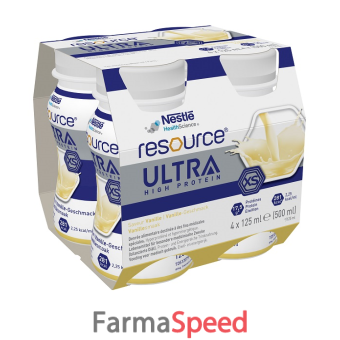 resource ultra vaniglia 4x125 ml