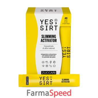 yes sirt slimming activator 40 stickpack da 2,5 g