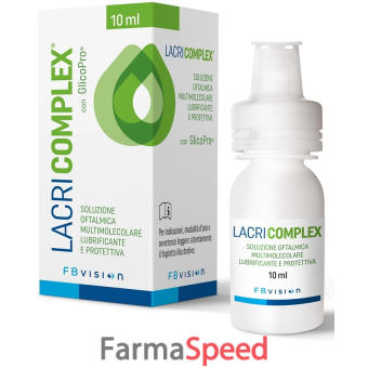 lacricomplex soluzione oftalmica multimolecolare lubrificante protettiva 10 ml