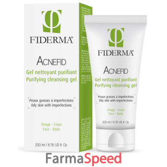 fiderma acnefid gel detergente purificante 200 ml