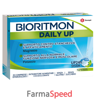 bioritmon daily up 20 compresse senza zucchero