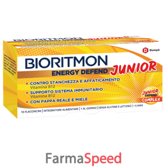 bioritmon energy defend junior 10 flaconcini 10 ml