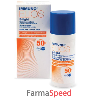 immuno elios cream e-light spf50+ 40 ml
