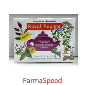 royal regime tea 50 bustine 100 g