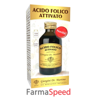 acido folico attivato liquido analcolico 100 ml