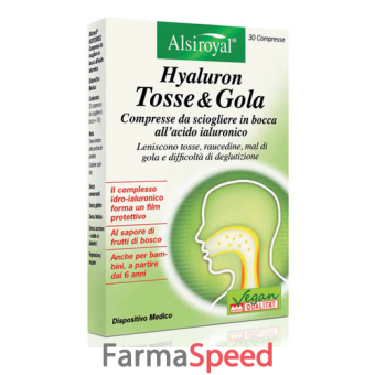 hyaluron tosse & gola 30 compresse n