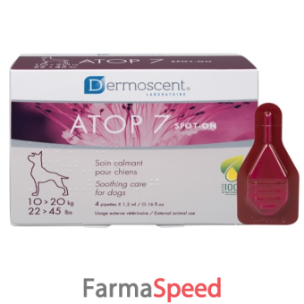 atop 7 spot-on dogs&cats 10-20 kg 4 pipette x 1,2 ml