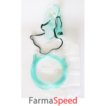 maschera per ossigeno con reservoir