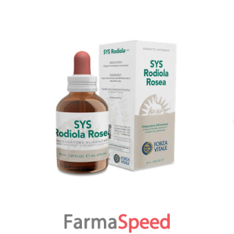 sys rodiola rosea gocce 50 ml