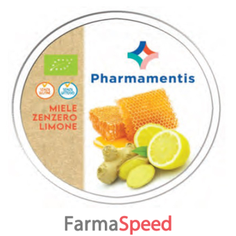pharmamentis caramelle bio miele-zenzero-limone 50 g