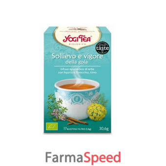 yogi tea sollievo e vigore della gola 31 g