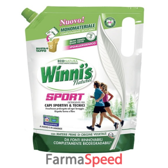 winni's detersivo capi sportivi 800 ml