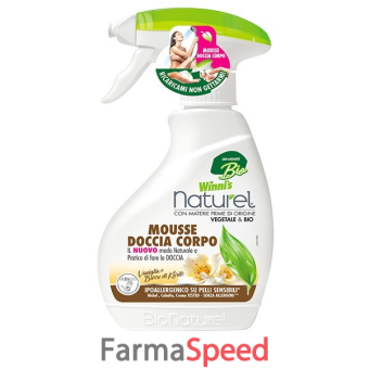 winni's naturel mousse doccia vaniglia karite' 250 ml