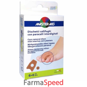 footcare dischetto callifugo 6 pezzi + paracalli 6 pezzi