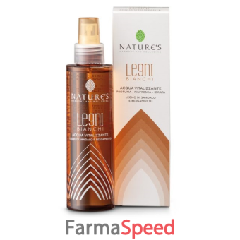 natures acqua vitalizzante legni bianchi - linea uomo 150 ml