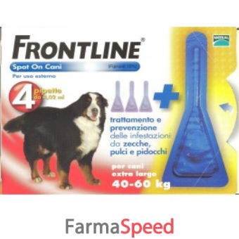 frontline spot on cani xl 3+1 pipette 