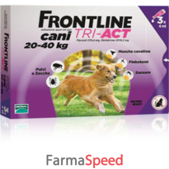 frontline tri-act cani 20-40 kg 3 pipette 4ml 