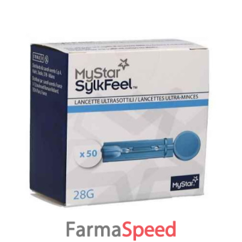 lancette pungidito mystar sylkfeel lancets 50 pezzi 28 gauge