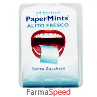 papermint strisce alitosi 24 pezzi