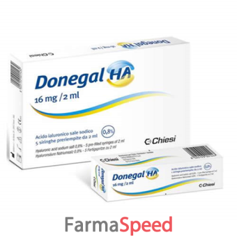 donegal ha 16mg/2ml 5 siringhe preriempite acido ialuronico