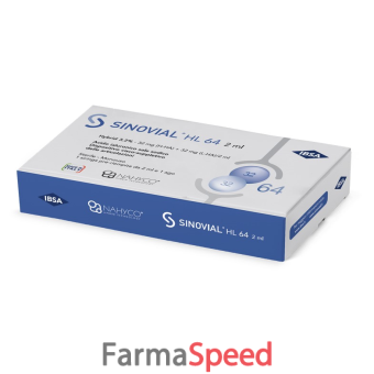 siringa intra-articolare sinovial hl 64 32 mg + 32 mg 1 fs 2 ml ago gauge 21