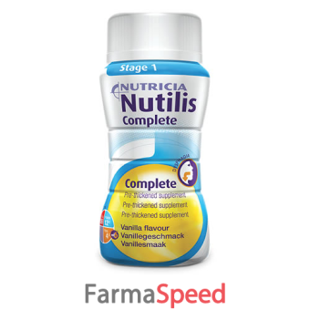 nutilis complete stage 1 vaniglia 4x125 ml