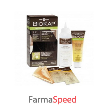 biokap nutricolor delicato 5,34 castano chiaro miele tinta tubo + flacone