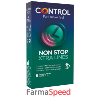 control non stop xtra lines 6 pezzi
