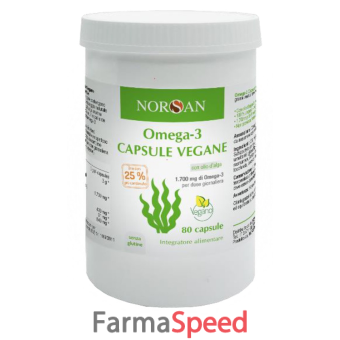 norsan omega 3 vegano 80 capsule