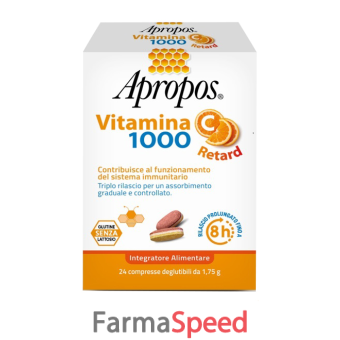 apropos vitamina c 1000 a rilascio prolungato 24 compresse deglutibili