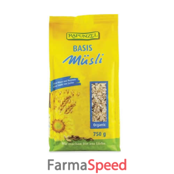 rapunzel basis muesli senza zuccheri aggiunti 750 g